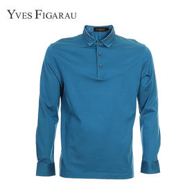 YvesFigarau伊夫·费嘉罗春秋新款男士长袖百搭纯棉T恤610917