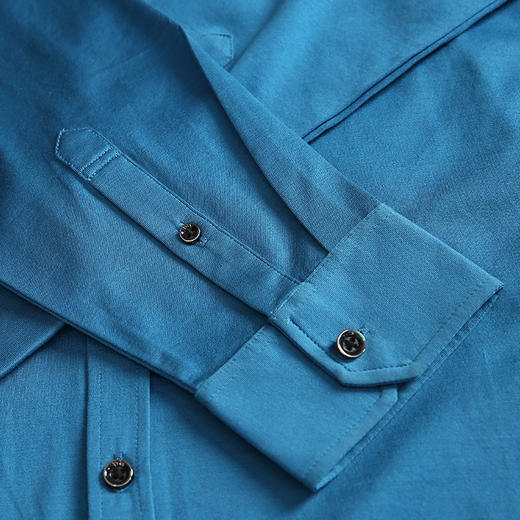 YvesFigarau伊夫·费嘉罗春秋新款男士长袖百搭纯棉衬衫612346 商品图9