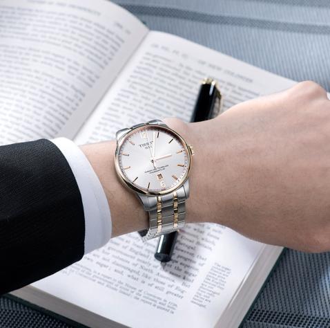 Tissot 天梭杜鲁尔系列钢带80机芯机械男表T099.407.22.037.00 商品图5