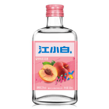 江小白 23度蜜桃 高粱酒168ml*12瓶（半件） 商品图2