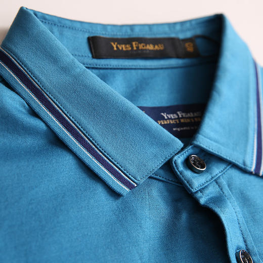 YvesFigarau伊夫·费嘉罗春秋新款男士长袖百搭纯棉衬衫612346 商品图7