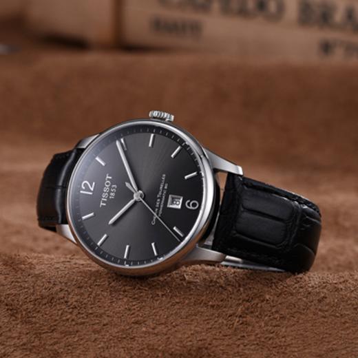 Tissot 天梭杜鲁尔系列皮带80机芯机械男表T099.407.16.447.00 商品图1