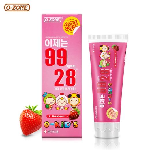 韩国O-ZONE欧志姆 9928儿童牙膏60g/支JPY带授权招加盟代理 商品图0