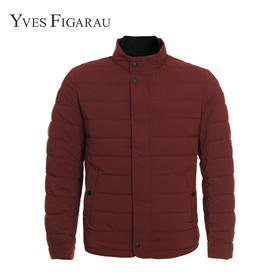  YvesFigarau伊夫·费嘉罗冬季厚款商务休闲时尚保暖短款立领羽绒服624258