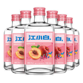 江小白 23度蜜桃 高粱酒168ml*12瓶（半件） 商品图1