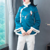 QZ-18614秋冬新款中式刺绣花鸟唐装旗袍过新年棉服棉袄外套 商品缩略图0