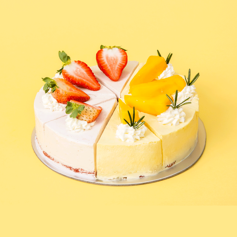 草莓+芒果在舌尖碰撞，果肉满满，口口香软，可选2磅(广州)