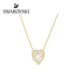 SWAROVSKI 施华洛世奇 跳动的心女锁骨项链5284190JPY带授权招加盟代理