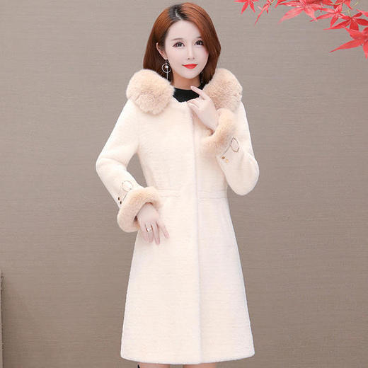 YW-KSF19A988时尚简约加厚毛呢外套 商品图1