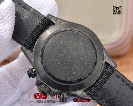 DIW劳力士宇宙计时迪通拿系列，上海7750计时机芯，表壳碳纤维材质打造，镜面双面电镀高透膜工艺，男士腕表，绢丝表带，自动机械机芯，密底 商品图6