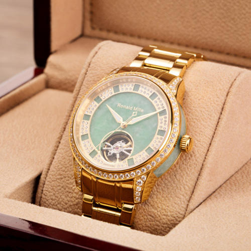 ronaldmille翡翠自动机械腕表货号127344