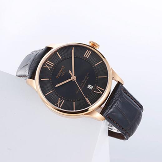 Tissot 天梭杜鲁尔系列T099.407.36.448.00皮带80机芯机械男表 商品图2