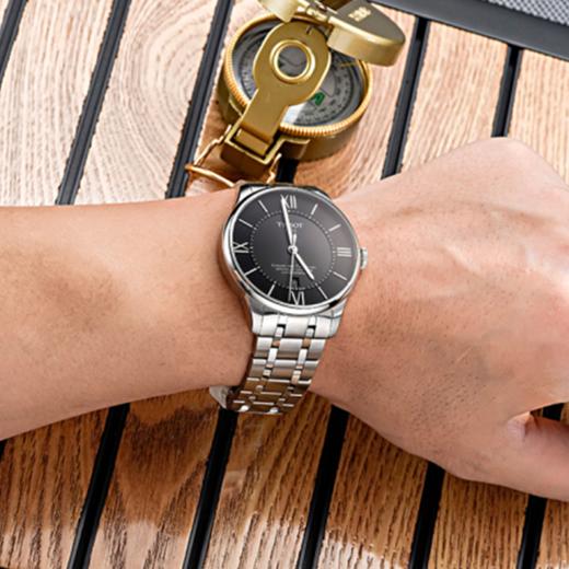 Tissot 天梭杜鲁尔系列天文台认证款钢带80机芯机械男表 T099.408.11.058.00 商品图2