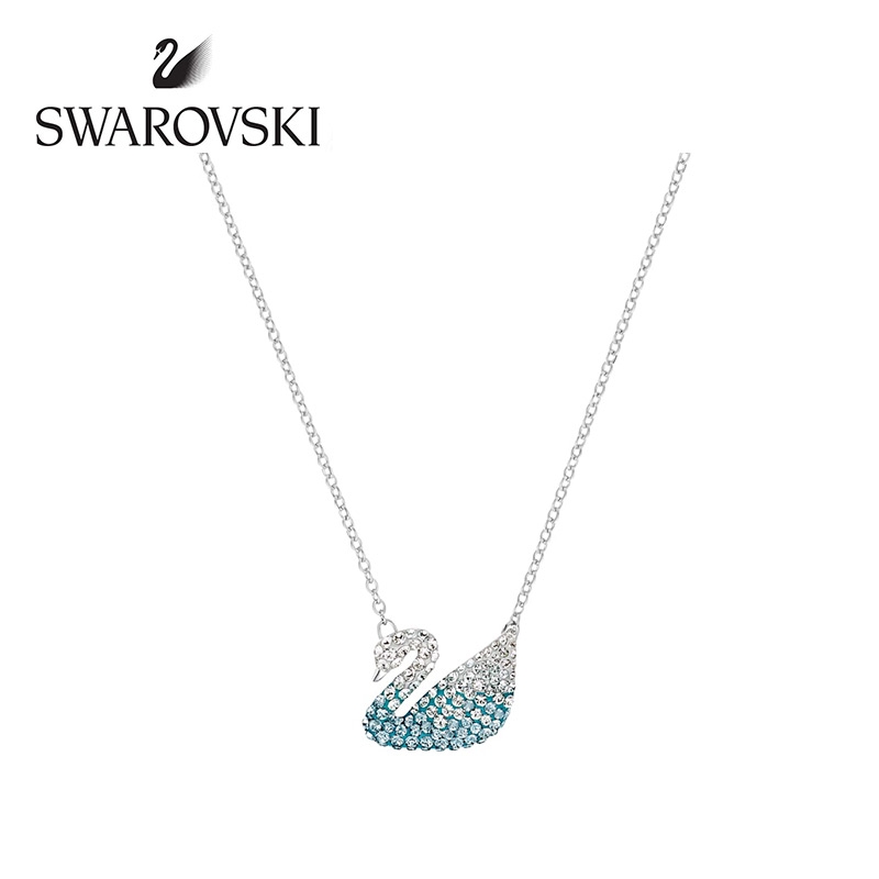 施华洛世奇 新品 ICONIC SWAN 蓝色天鹅(大) 项链5512095JPY带授权招加盟代理