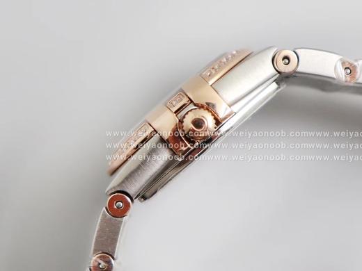 8848F欧米茄星座系列，表径24mm，搭载原版欧米茄1376专用机芯，字面采用一级珍珠贝母和南非真钻制成，表带18K金盾牌，女士腕表，精钢表带，自动机械机芯 商品图11