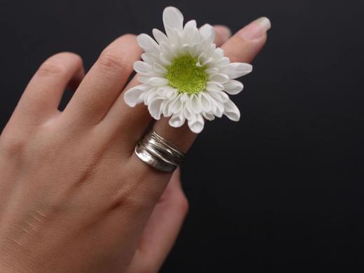 CHEZ BOQUE 羁绊系列原创手工925银戒指《缠绕21号》 商品图2