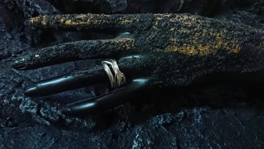 CHEZ BOQUE 羁绊系列原创手工925银戒指《缠绕13号》 商品图1