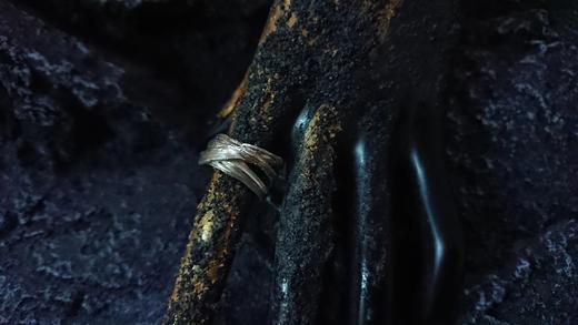 CHEZ BOQUE 羁绊系列原创手工925银戒指《缠绕12号》 商品图0