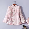 ZSM-181111冬季新款修身水溶绣花旗袍上衣 商品缩略图0