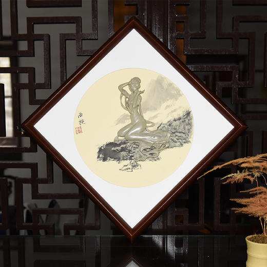 天一书局出品 青田石壁画 卧室家居摆件创意礼品 商品图4