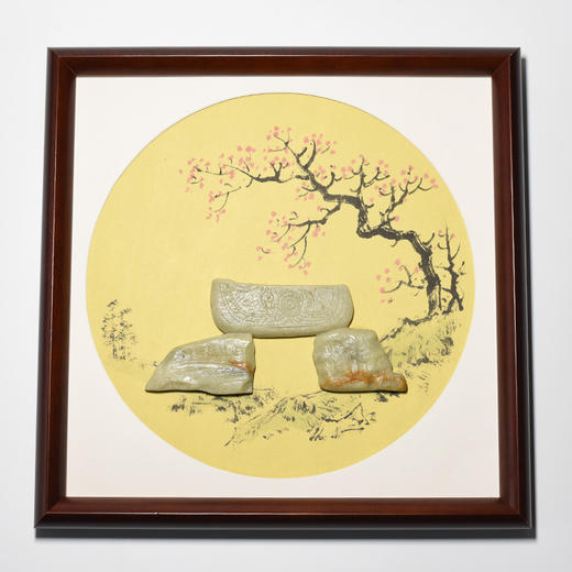 天一书局出品 青田石壁画 卧室家居摆件创意礼品 商品图2