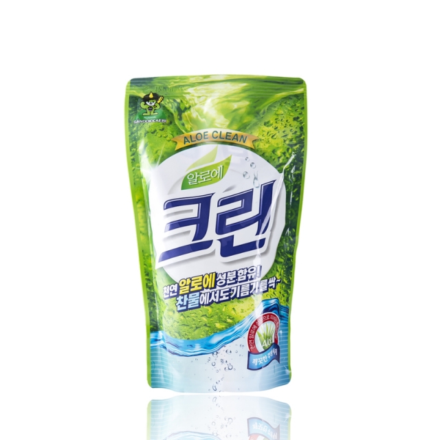 韩国原产Sandokkaebi山小怪餐具洗洁精清洗剂 800g/袋JPY带授权招加盟代理