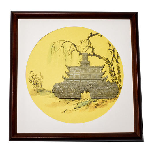天一书局出品 青田石壁画 卧室家居摆件创意礼品 商品图1