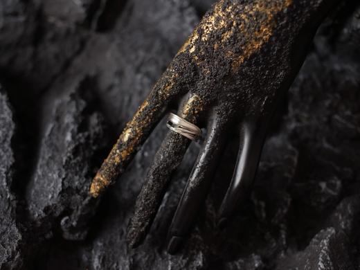 CHEZ BOQUE 羁绊系列原创手工925银戒指《缠绕18号》 商品图0