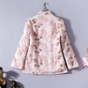 ZSM-181111冬季新款修身水溶绣花旗袍上衣 商品缩略图1
