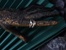 CHEZ BOQUE 羁绊系列原创手工925银戒指《缠绕19号》