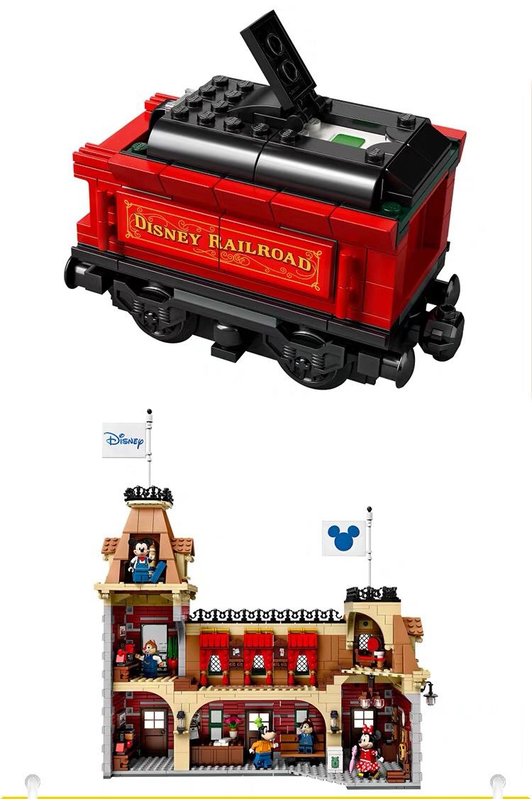 乐高迪士尼火车与火车站71044