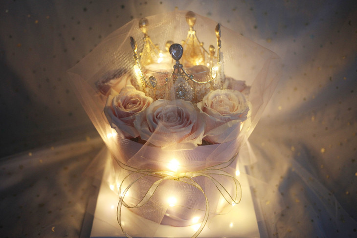 生日蛋糕浪漫 真实图片