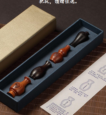 金泉宝墨出品 创意平安冰箱贴紫光檀套装旅游纪念品