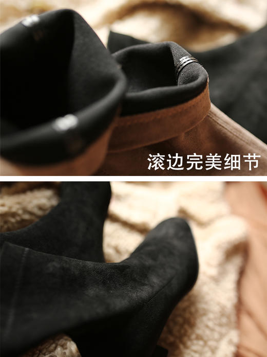 水煮羊猄皮超高级短靴超软显脚秀气美丽大方百搭 商品图2