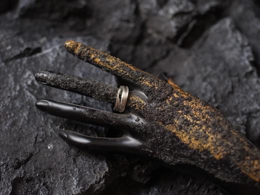 CHEZ BOQUE 羁绊系列原创手工925银戒指《缠绕18号》 商品图1