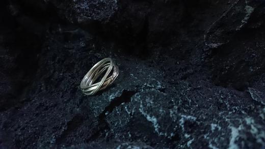 CHEZ BOQUE 羁绊系列原创手工925银戒指《缠绕15号》 商品图0