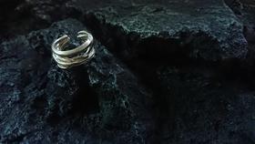 CHEZ BOQUE 羁绊系列原创手工925银戒指《缠绕13号》