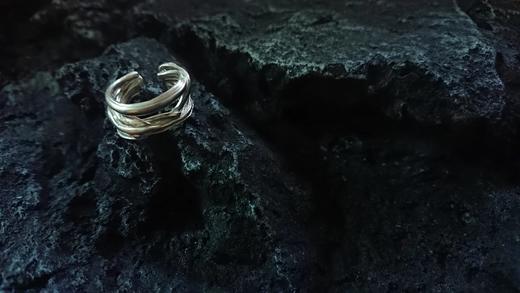 CHEZ BOQUE 羁绊系列原创手工925银戒指《缠绕13号》 商品图0