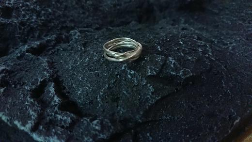 CHEZ BOQUE 羁绊系列原创手工925银戒指《缠绕15号》 商品图1