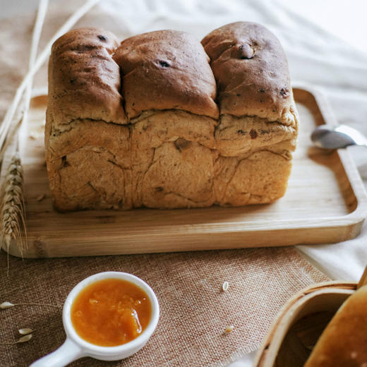 🍞黑糖吐司（低温整夜发酵治愈系）【宝宝友好】 Overnight Proofed Black Sugar Loaf 商品图0