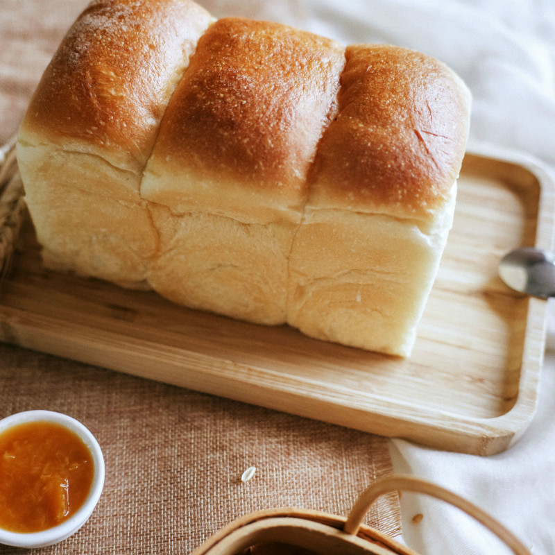 🍞天然酵种山形吐司【宝宝友好】【果酱搭子】Natural Levain White Loaf
