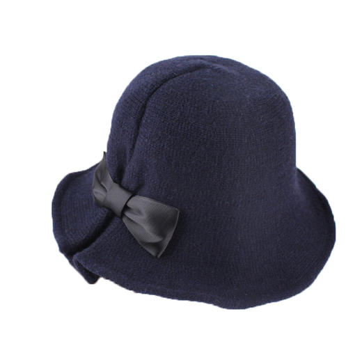 秋冬天羊毛呢帽子女士时尚圆顶礼帽韩国可爱百搭盆帽网红渔夫帽潮 商品图4