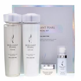 【现货】韩国AHC珍珠透白水乳套盒套装限量版透清爽补水（新旧包装随机发货）