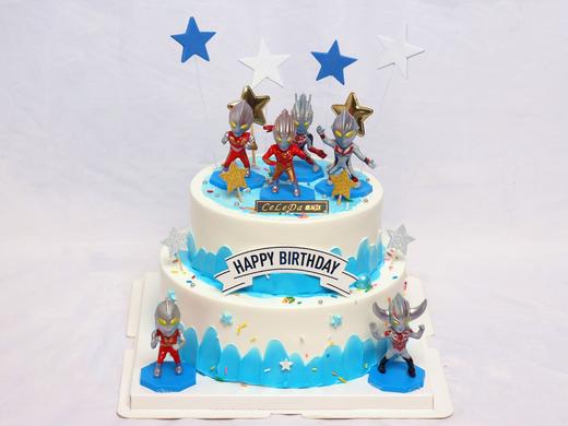 【优品系列】---【奥特曼】儿童蛋糕 商品图1