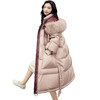 GYD-J319619977冬季新款韩版宽松时尚过膝真大毛领加厚外套 商品缩略图4