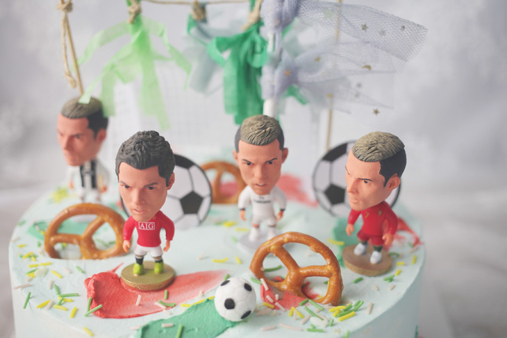 场景主题蛋糕系列|ins人气气球 足球明星 c罗 男孩,如图款式,新鲜水果