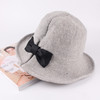 秋冬天羊毛呢帽子女士时尚圆顶礼帽韩国可爱百搭盆帽网红渔夫帽潮 商品缩略图2