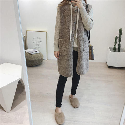 裁缝学苑 AG15女长短款麂皮绒马甲背心外套11服装裁剪图牛皮纸样 商品图2