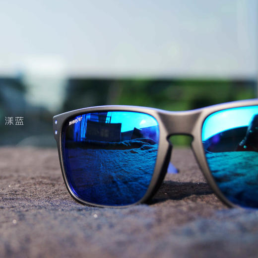 【恒星际】JINNMIX轻力 漾蓝 偏光防紫外防酸时尚运动眼镜 商品图7