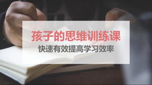 孩子的思维训练课，快速有效提高学习效率 商品图0